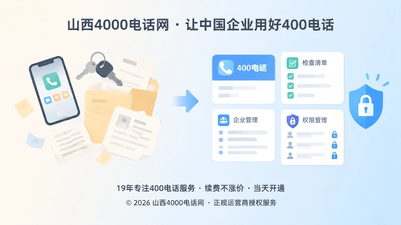 400电话服务管理对比：散乱个人管理与规范企业维护